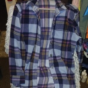 Eddie Bauer Plaid Shirt Fleece BNWOT! Super Soft